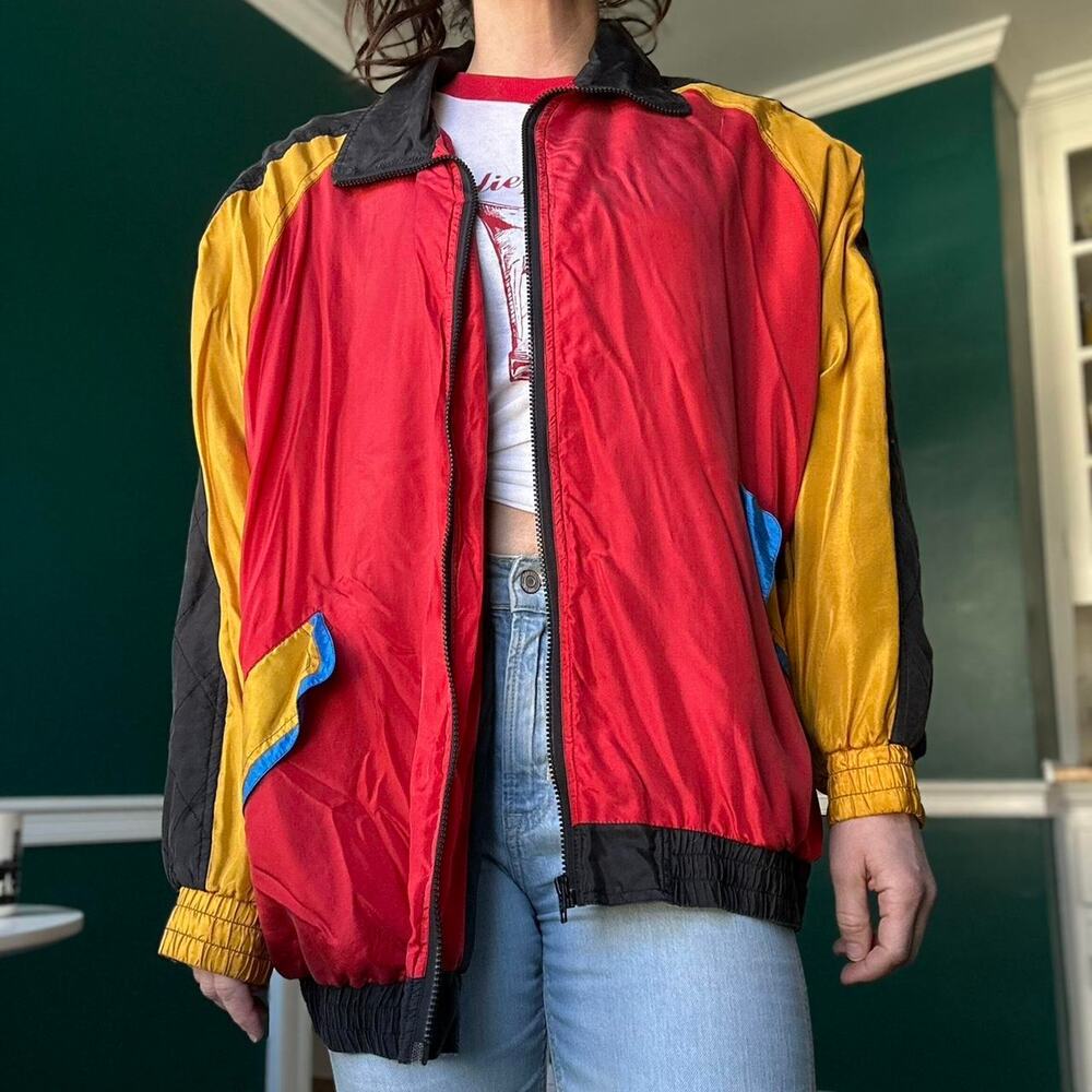 SOLD Deadstock Vintage Windbreaker Color Block NWT
